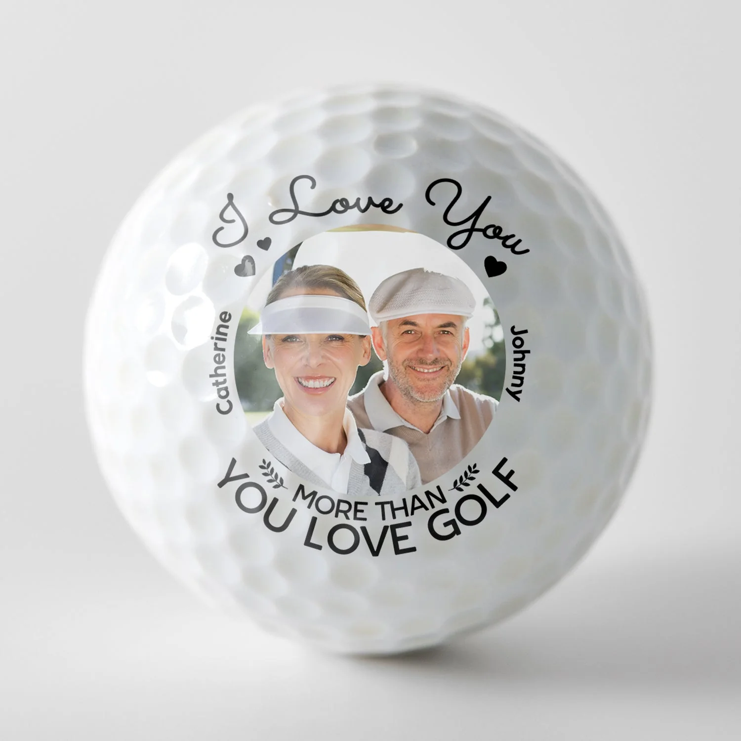 Custom Photo Talk Birdy To Me - Gift For Golf Lover, Golfer, Husband, Boyfriend, Dad, Couples - Personalized Golf Ball - Image 3