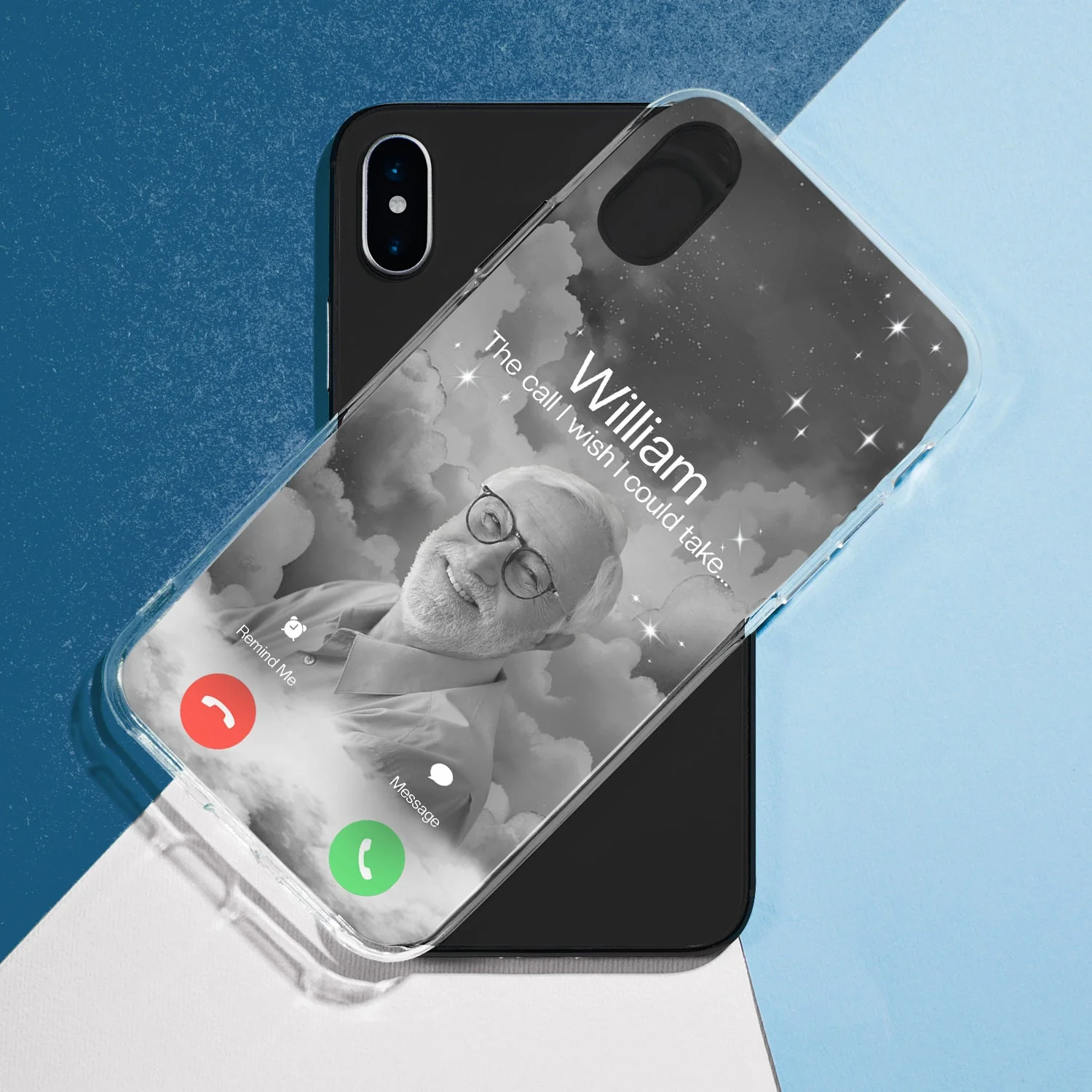 Custom Photo The Call I Wish - Memorial Gift For Family, Dad, Mom, Grandpa, Grandma - Personalized Clear Phone Case - Image 6