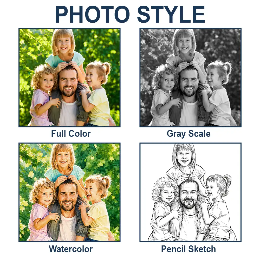 Custom Photo The Father's Day Times - Personalized Custom Shaped Car Visor Clip - Image 2