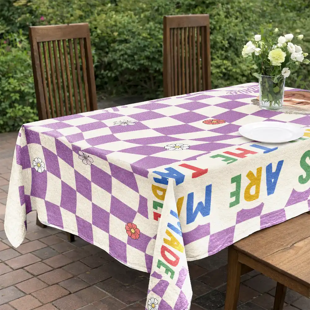 Custom Photo The Fondest Memories Family - Personalized Tablecloth - Image 6