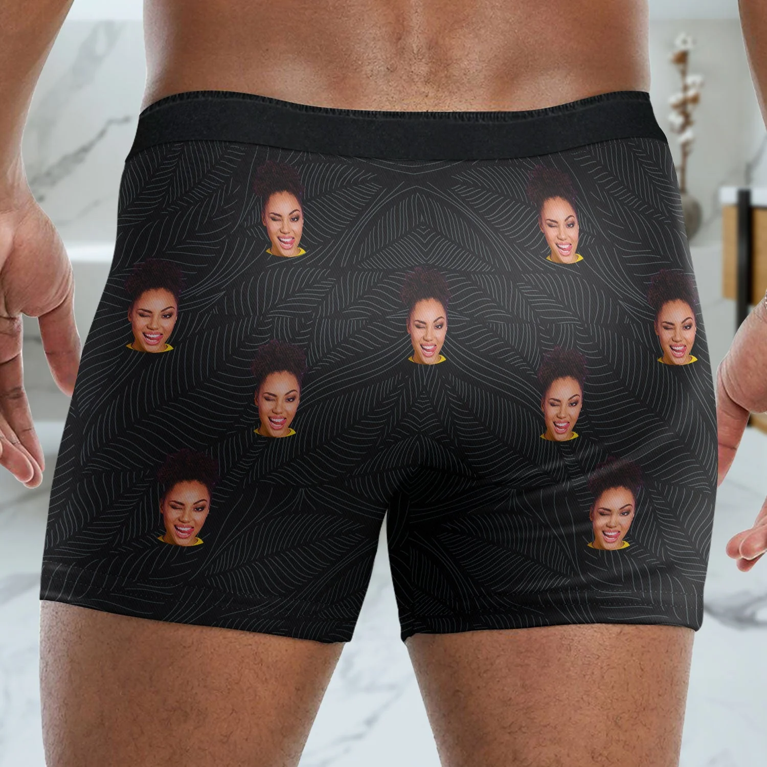 Custom Photo The Man The Legend - Funny Gift For Husband, Boyfriend - Personalized Men's Boxer Briefs - Image 5