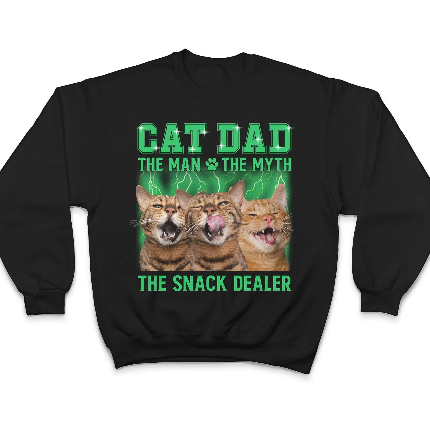 Custom Photo The Man The Myth The Snack Dealer - Gift For Dog Dad, Cat Dad, Fur Dad, Pet Lovers - Personalized T Shirt - Image 5
