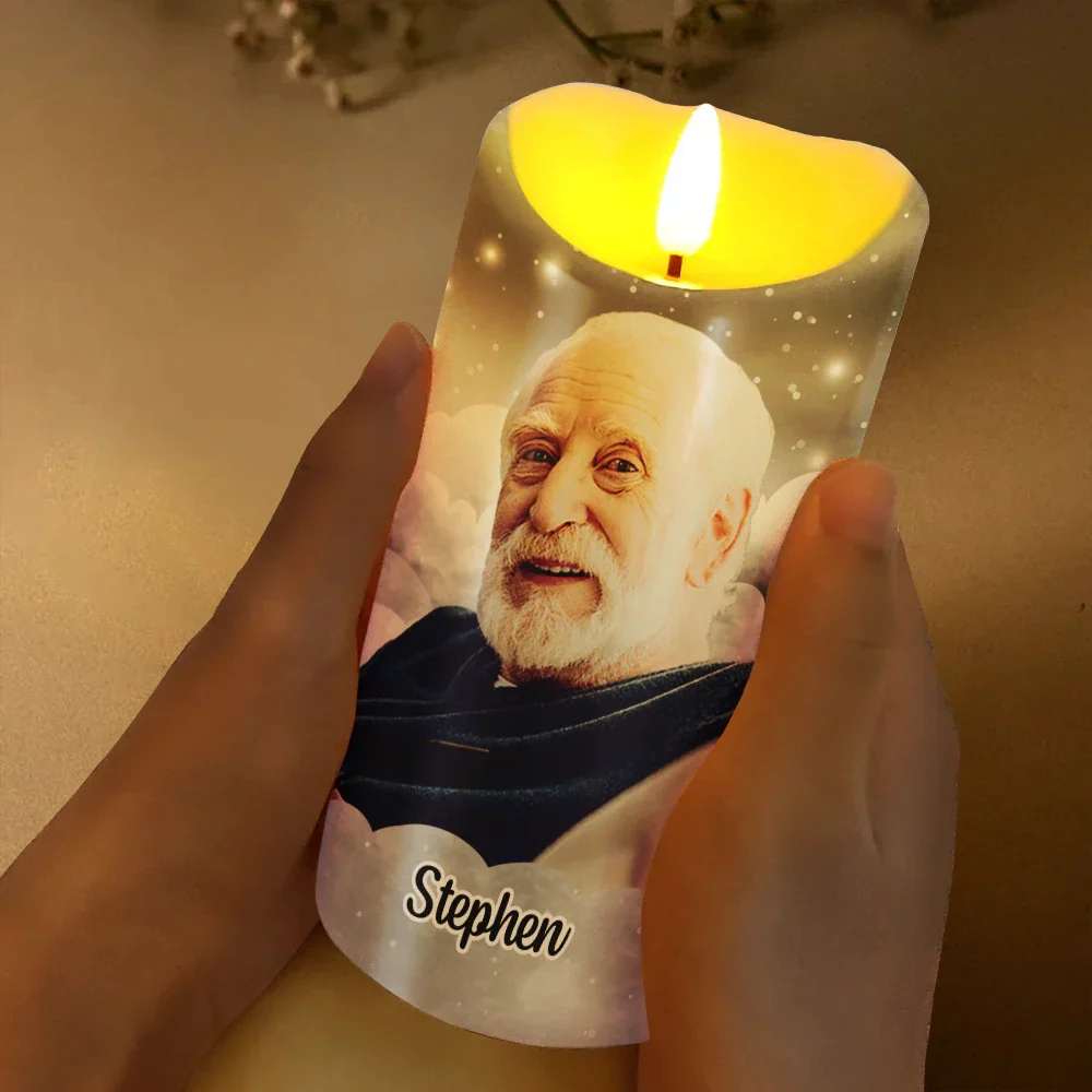 Custom Photo The Moment Your Heart Stopped Calendar - Personalized Flameless LED Candle - Image 3