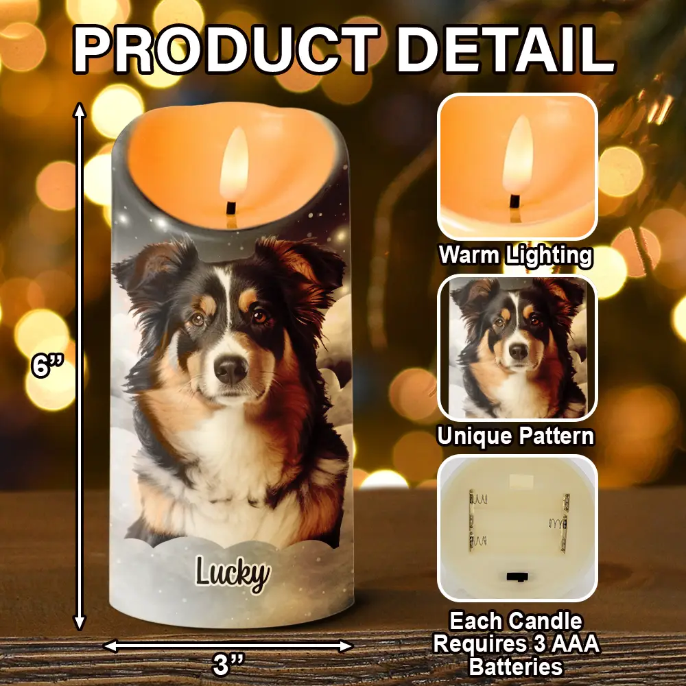 Custom Photo The Moment Your Heart Stopped Calendar - Personalized Flameless LED Candle - Image 5
