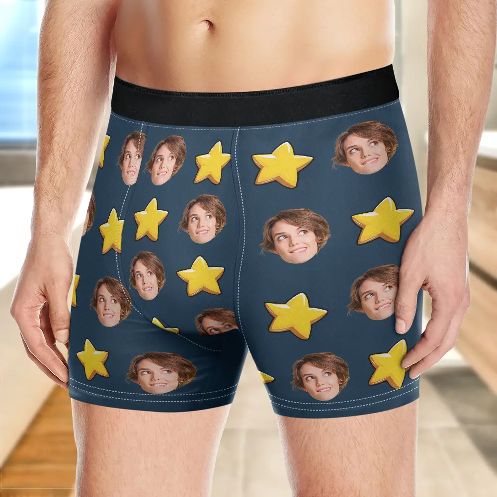 Custom Photo This Belongs To - Personalized Men's Boxer Briefs - Image 5