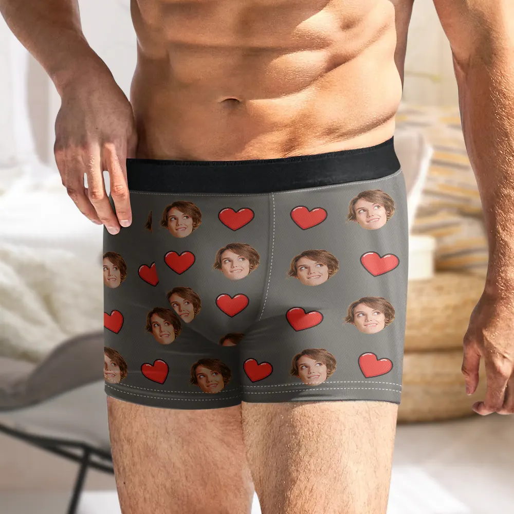 Custom Photo This Belongs To - Personalized Men's Boxer Briefs - Image 7