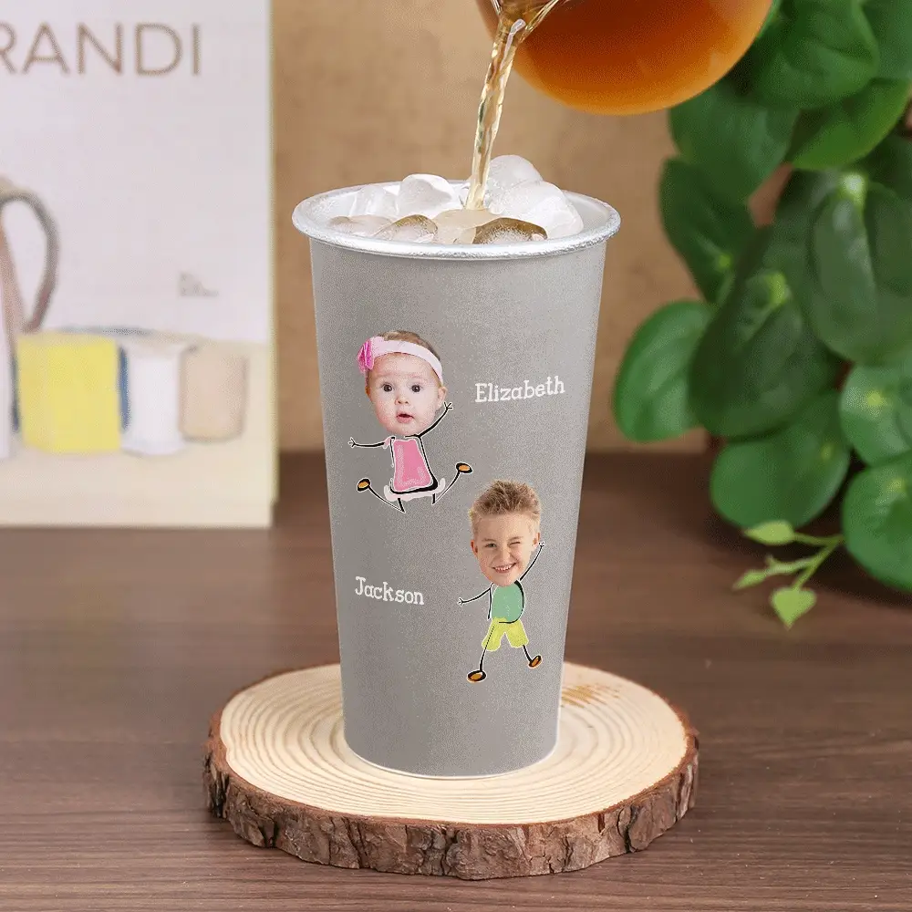 Custom Photo This Cup Belongs To The World's Best Dad - Personalized Aluminum Color Changing Cup - Image 3