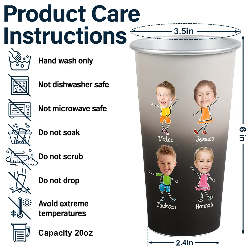 Custom Photo This Cup Belongs To The World's Best Dad - Personalized Aluminum Color Changing Cup - Image 6