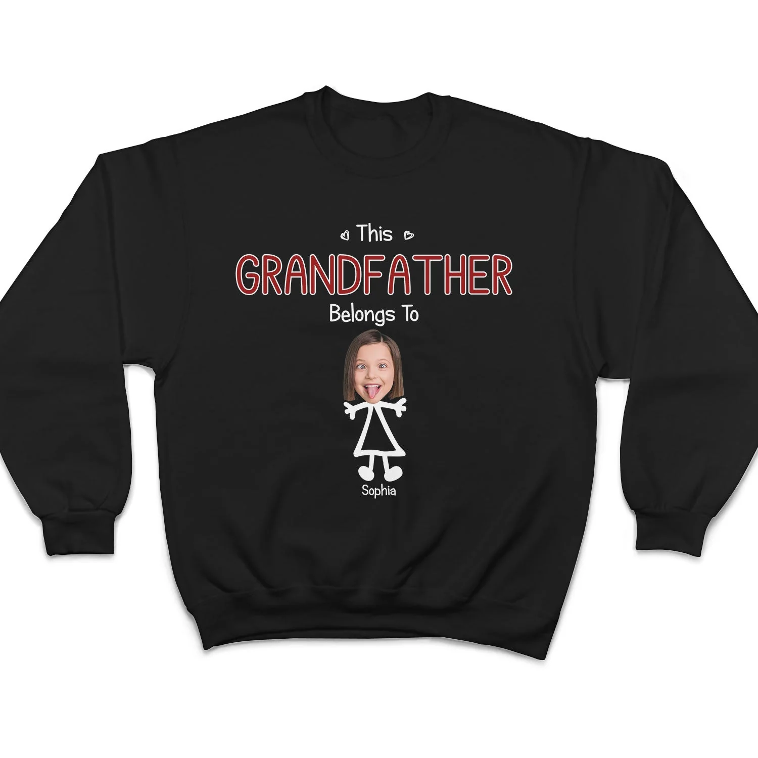 Custom Photo This Dad Grandpa Belongs To Kids - Birthday, Loving Gift For Daddy, Father, Grandfather, Husband - Personalized Custom T Shirt - Image 5