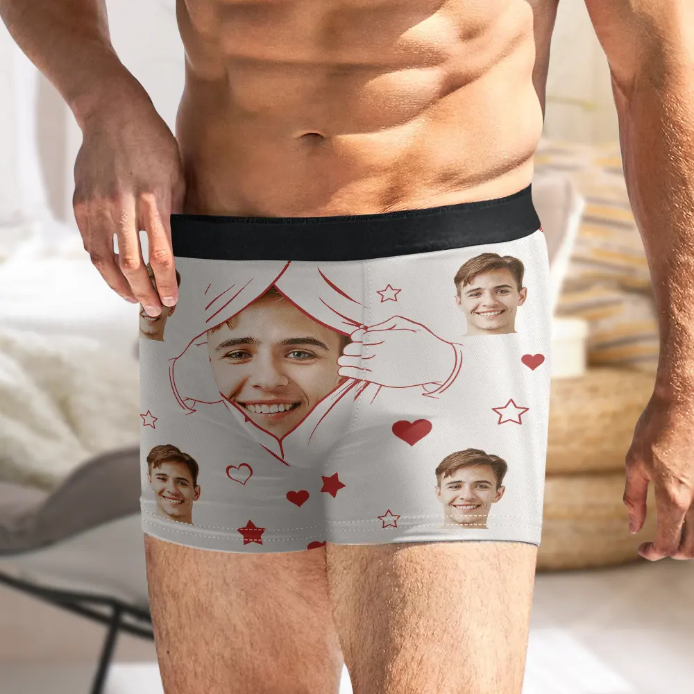 Custom Photo This Property Belongs To - Personalized Men's Boxer Briefs - Image 6