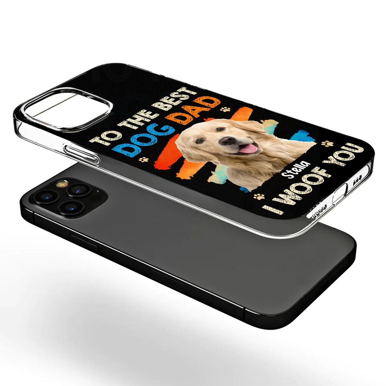 Custom Photo To The Best Cat Dog Mom Dad - Gift For Pet Mom, Pet Dad, Pet Lovers - Personalized Clear Phone Case - Image 4