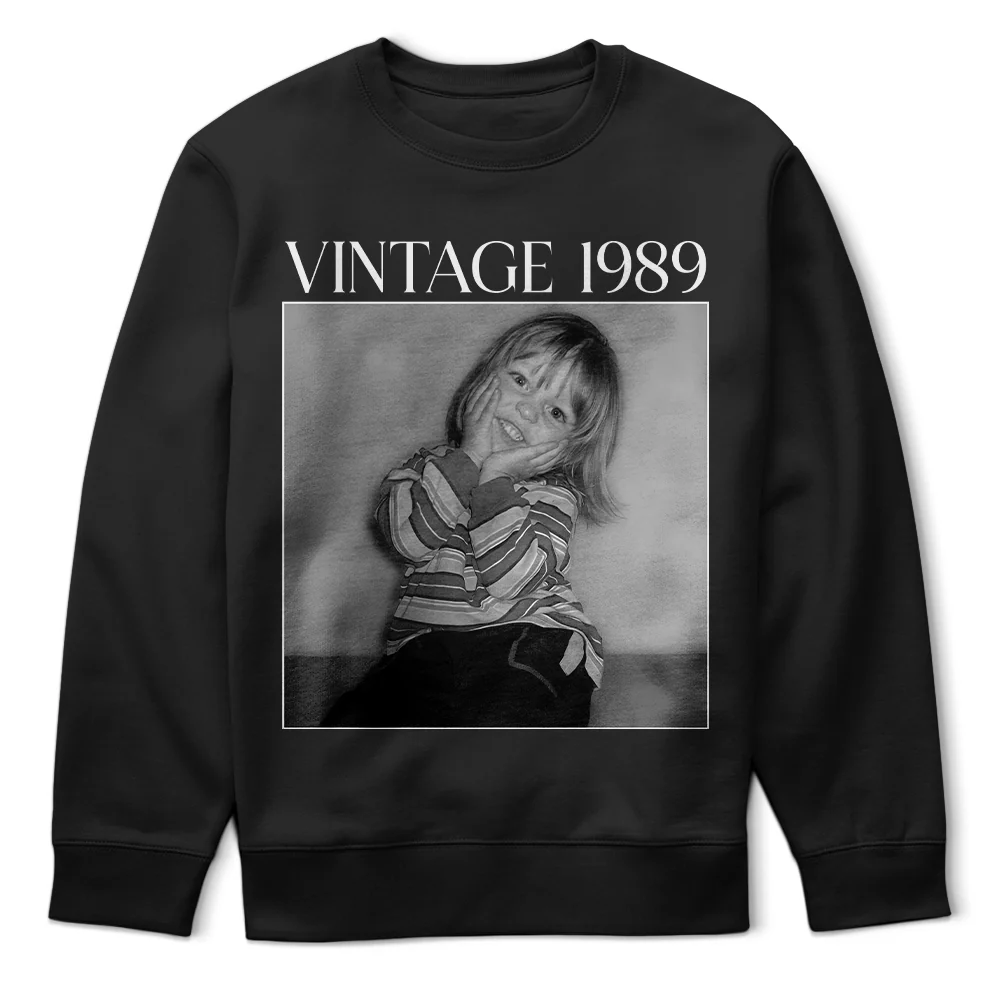 Custom Photo Vintage Image And Year - Personalized T Shirt - Image 5