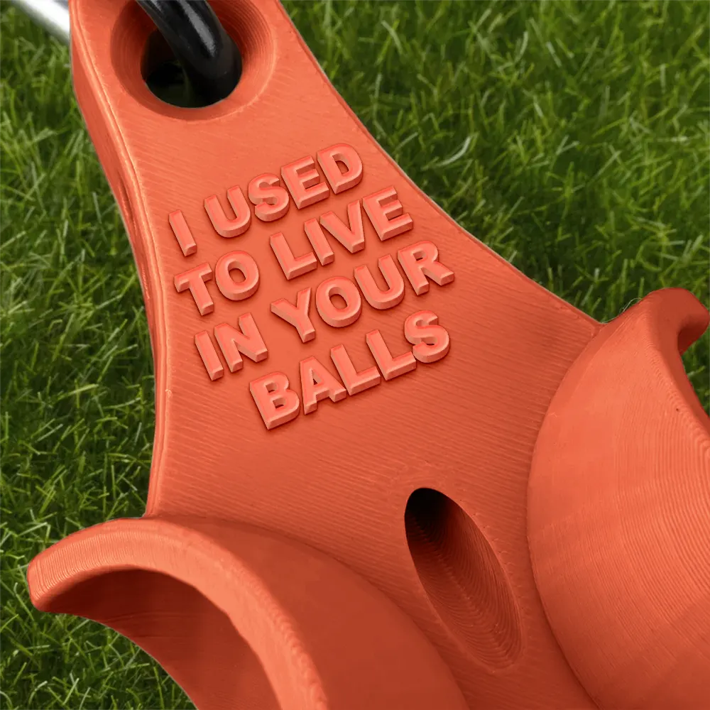 Custom Photo We Used To Live In Your Balls - Personalized 3D Printed Golf Ball Tee Holder - Image 4