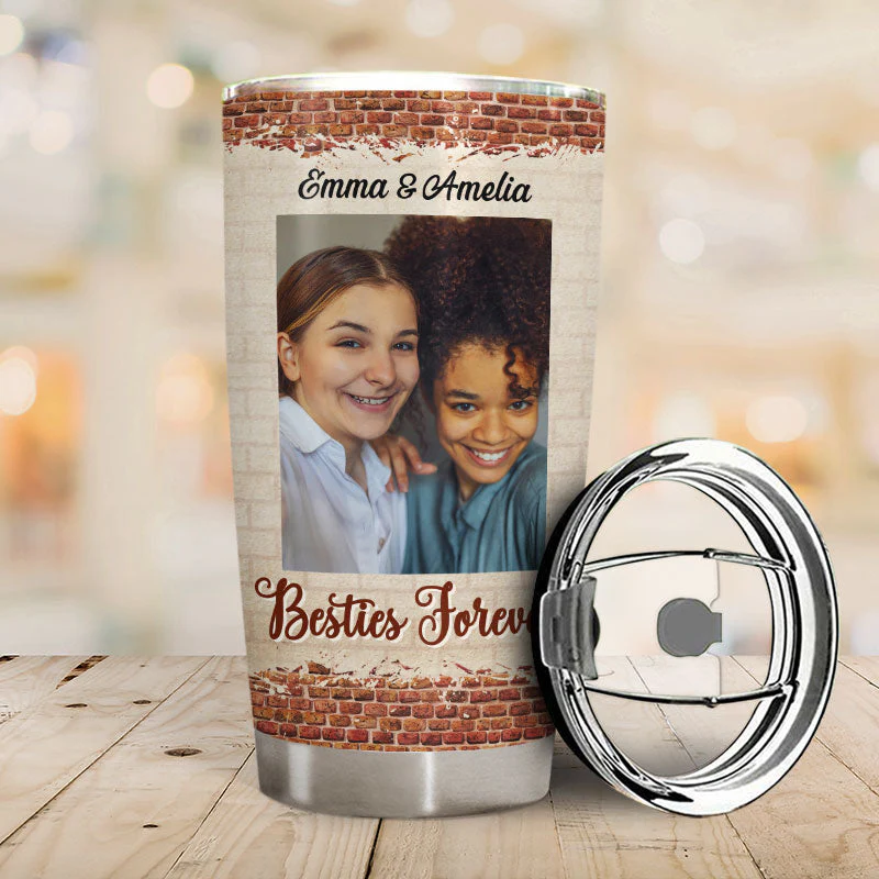 Custom Photo We're Not Sugar And Spice And Everything Nice We're Sage And Hood Best Friends - Bestie BFF Gift - Personalized Custom Tumbler - Image 2