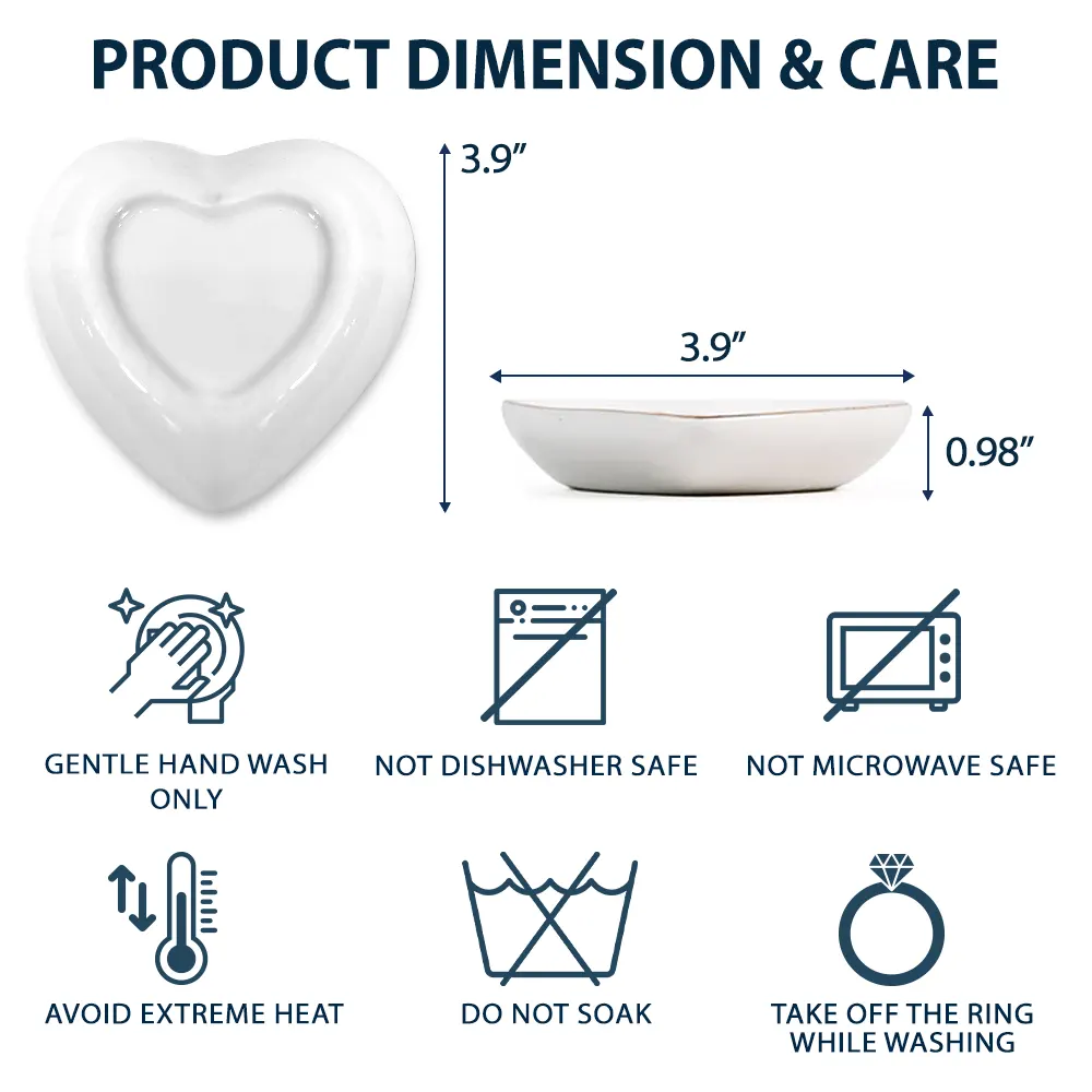 Custom Photo When Tomorrow Starts Without Me Memorial - Personalized Heart Ring Dish - Image 5