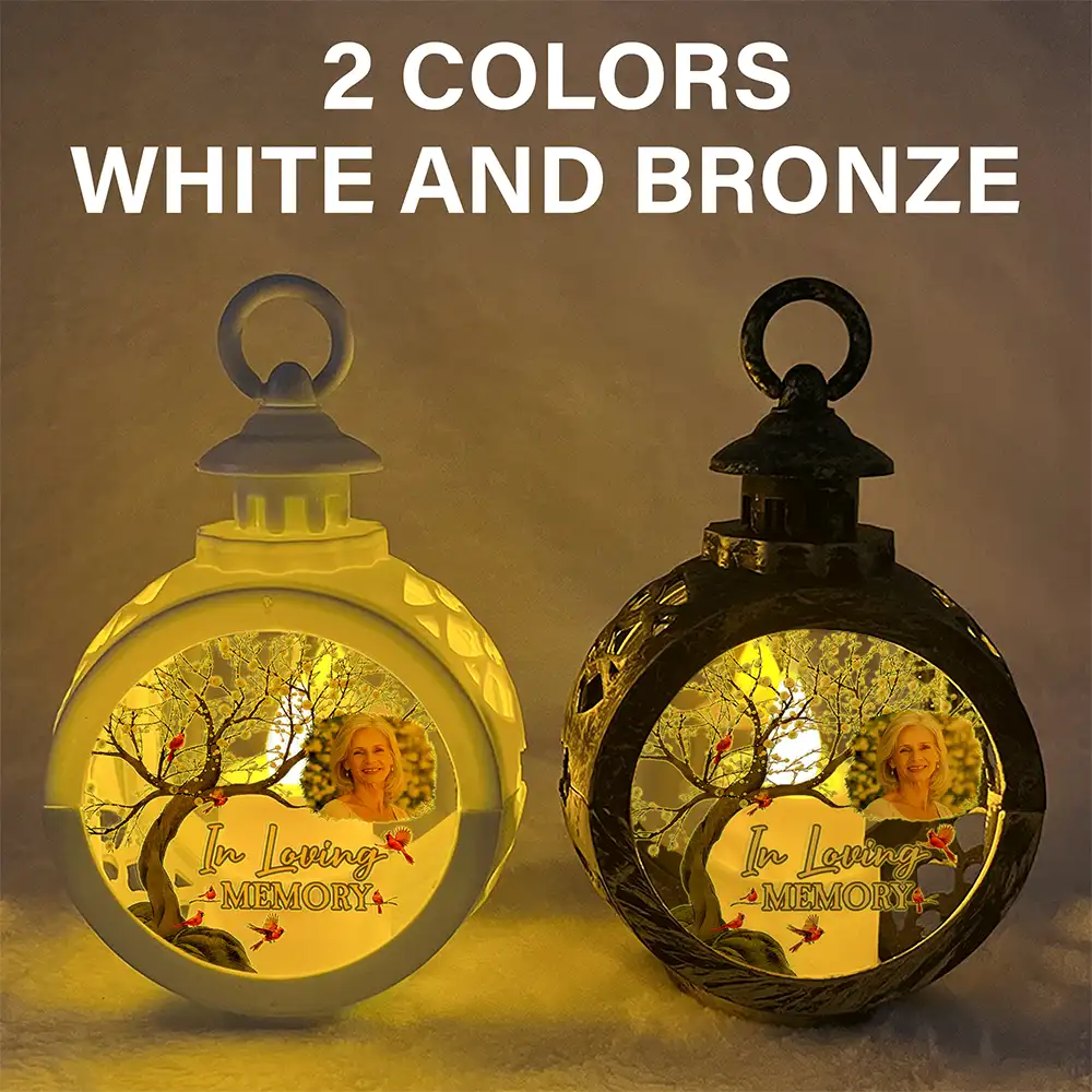 Custom Photo When You Miss Me Have No Fear - Personalized Candlelight Lantern Ornament - Image 5