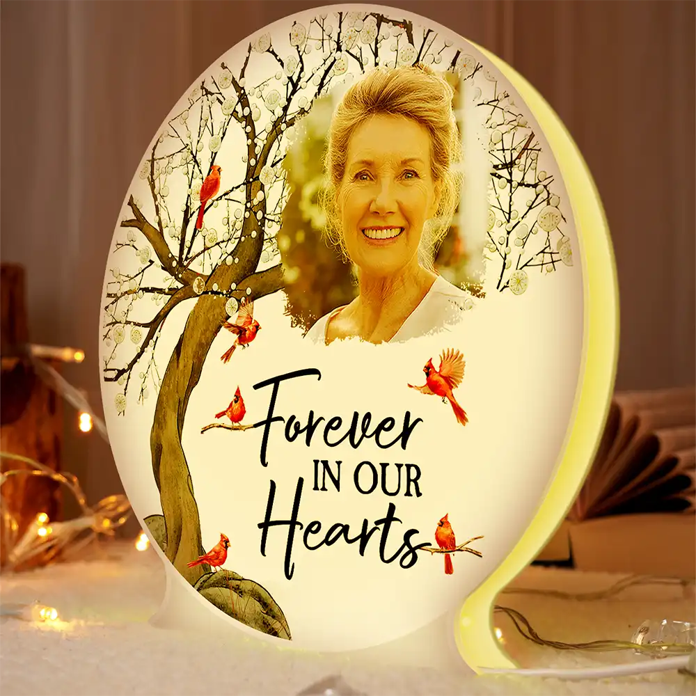 Custom Photo When You Miss Me Have No Fear - Personalized Custom Shaped Light Box - Image 4