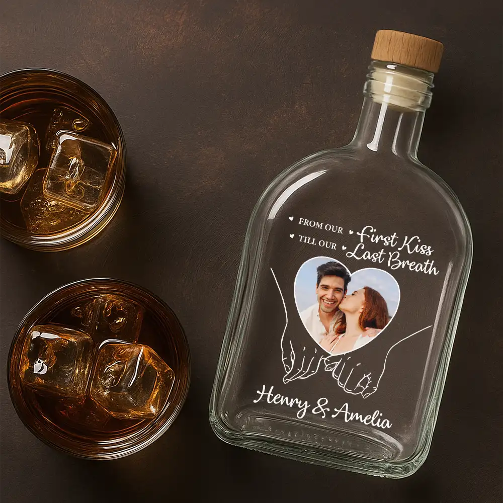 Custom Photo You And Me We Got This - Personalized Whiskey Bottle - Image 4