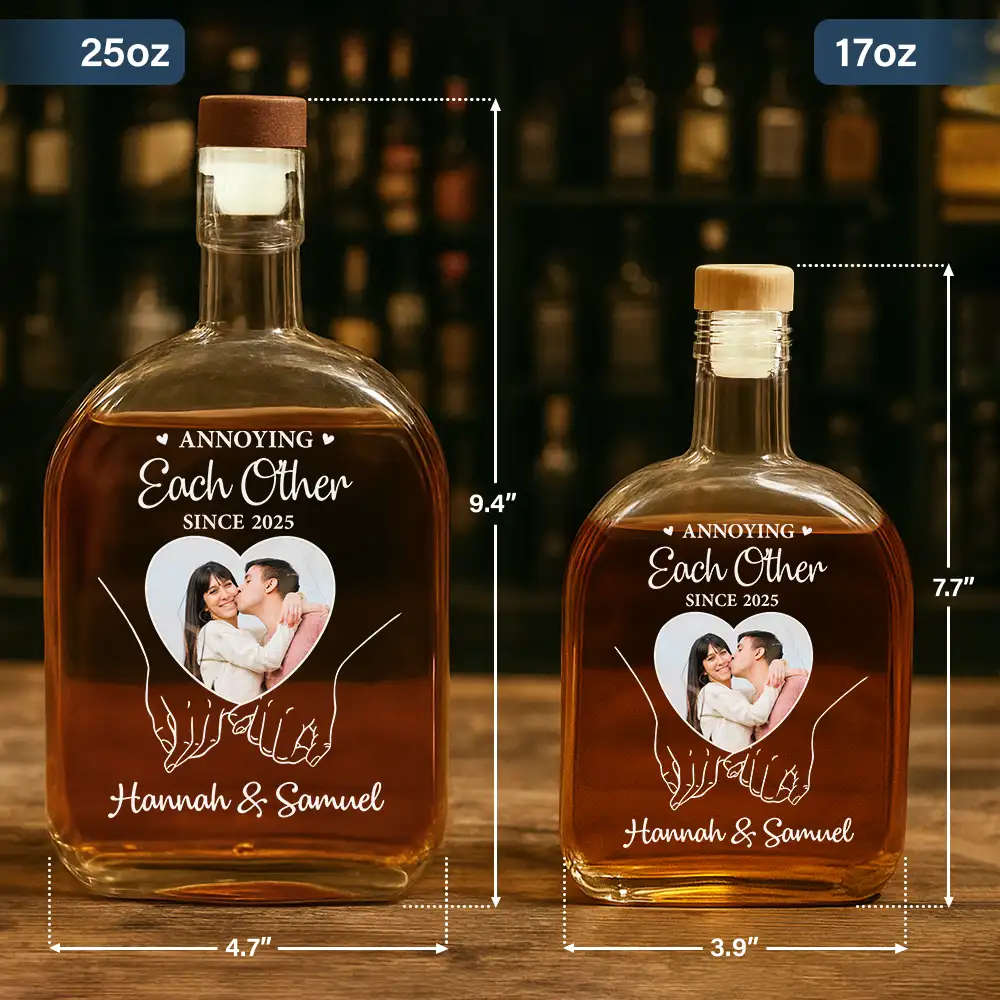 Custom Photo You And Me We Got This - Personalized Whiskey Bottle - Image 5