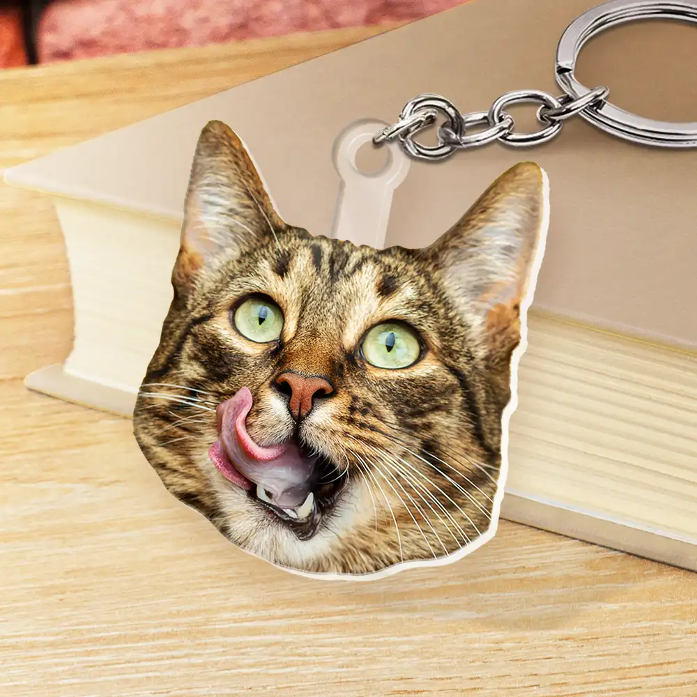 Custom Photo You Are My Sunshine - Personalized Cutout Acrylic Keychain - Image 3
