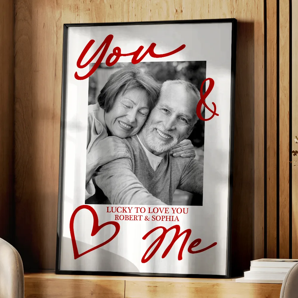 Custom Photo You & Me Forever & Always - Personalized Poster - Image 4
