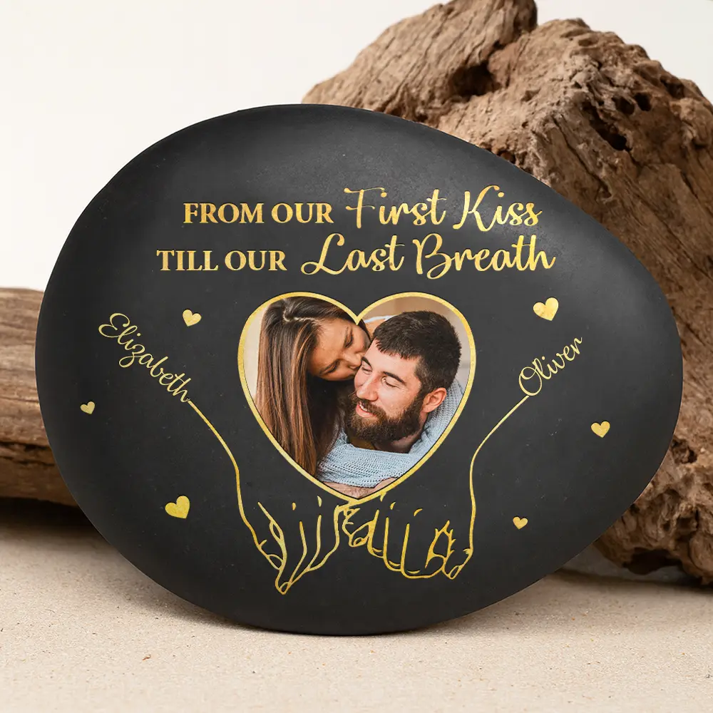 Custom Photo You & Me We Got This - Personalized Printed Rock - Image 3