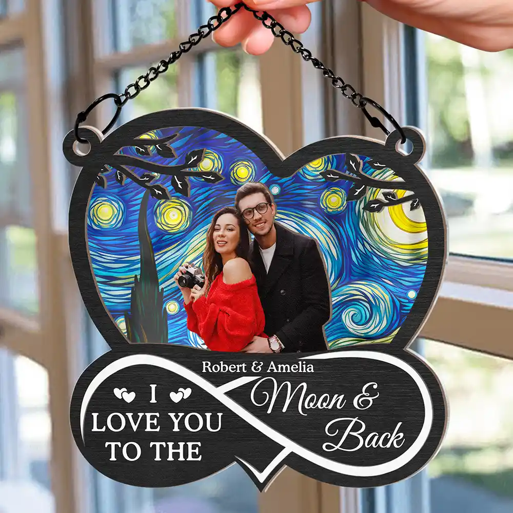 Custom Photo You & Me We Got This Till Our Last Breath Couple - Personalized Window Hanging Suncatcher Ornament - Image 3