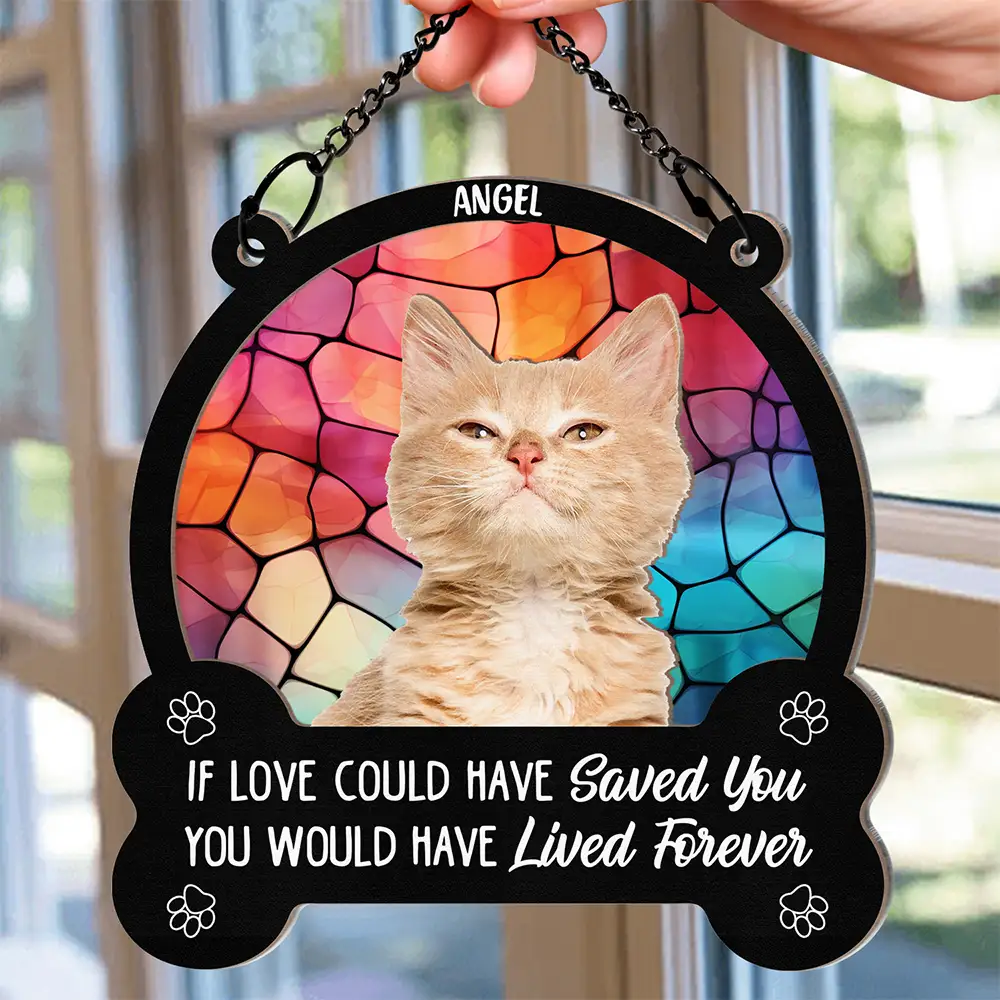 Custom Photo You Were My Favorite Hello - Personalized Window Hanging Suncatcher Ornament - Image 3