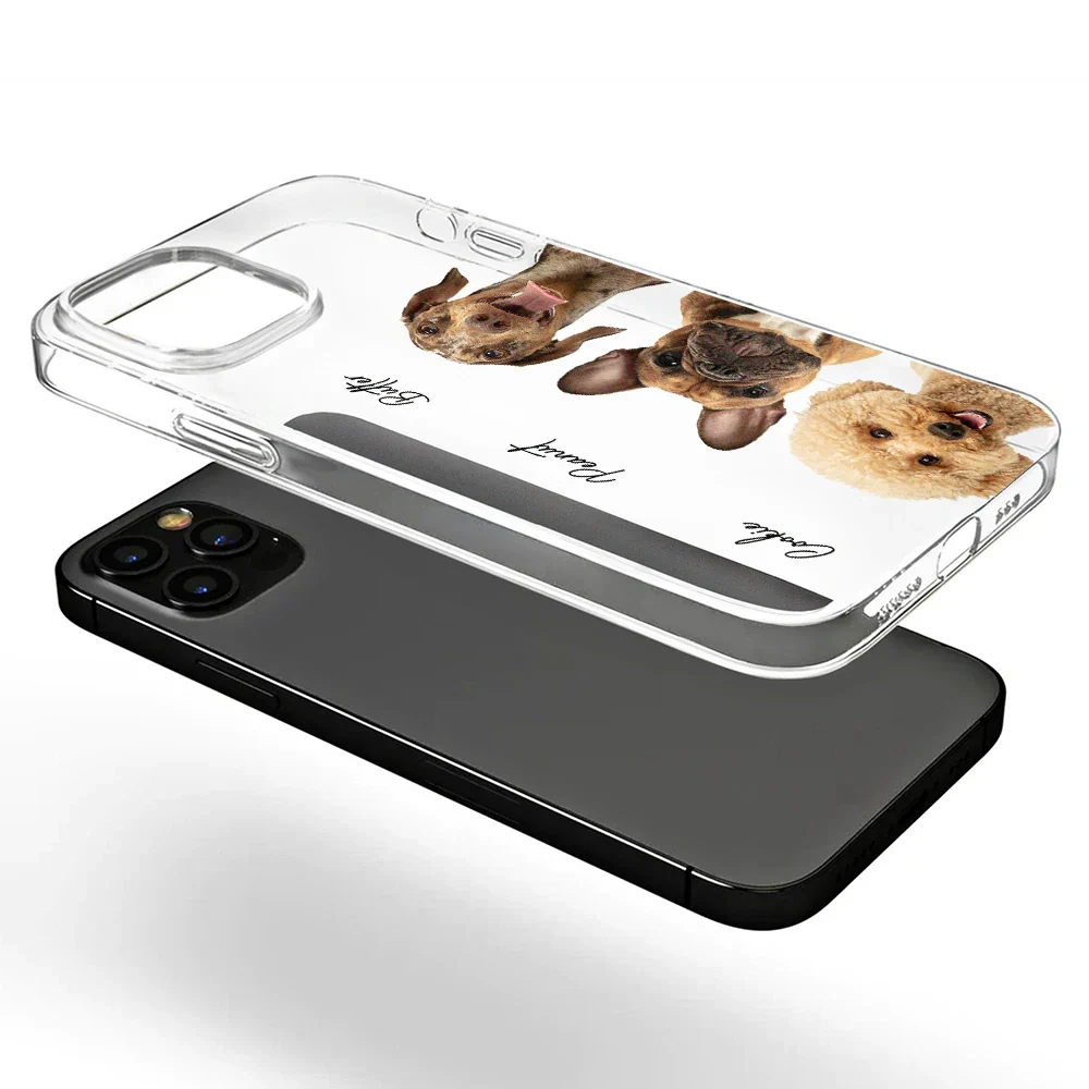 Custom Photo Your Dog Cat Pet - Personalized Clear Phone Case - Image 6