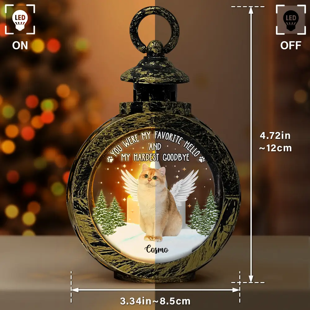 Custom Photo Your Light Will Always Shine In My Heart Memorial - Personalized Candlelight Lantern Ornament - Image 4