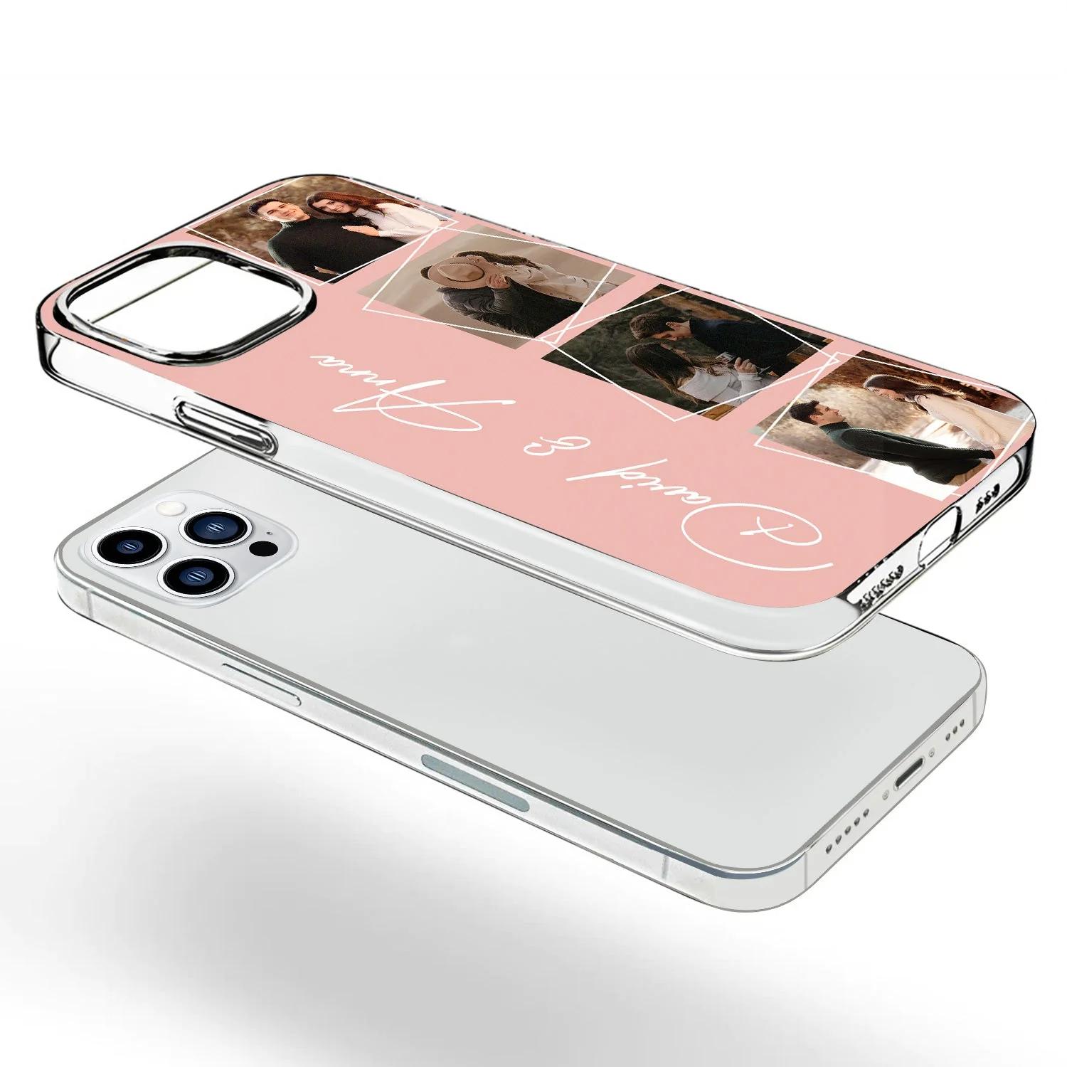 Custom Photo Your Loved Ones - Gift For Couples, Family BFF Best Friends, Besties - Personalized Clear Phone Case - Image 3