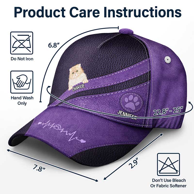 Cute Dogs And Cats - Personalized Classic Cap - Image 6