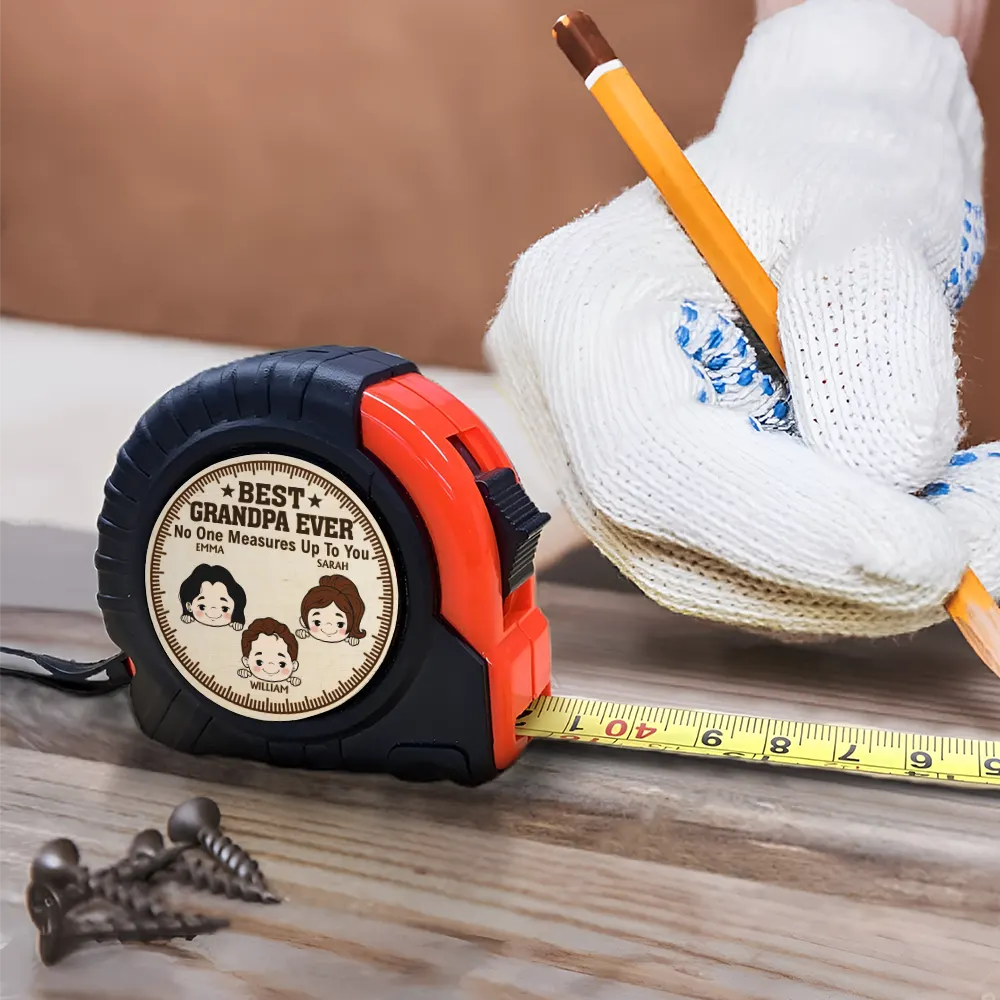 Dad No One Measures Up To You - Personalized Tape Measure - Image 4
