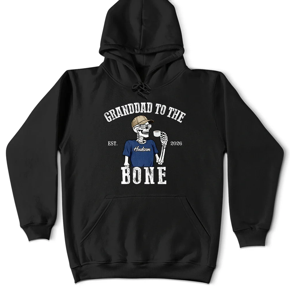Dad To The Bone - Personalized T Shirt - Image 5