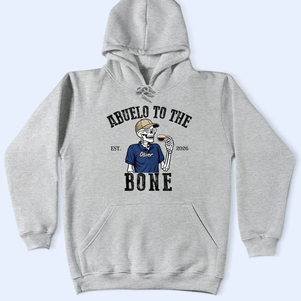 Dad To The Bone - Personalized T Shirt - Image 6