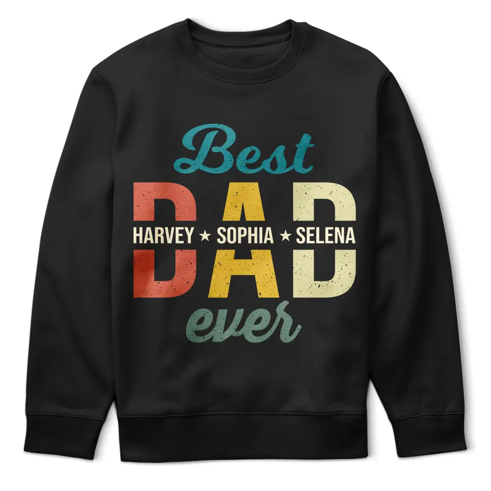 Dad We Love You - Personalized T Shirt - Image 5