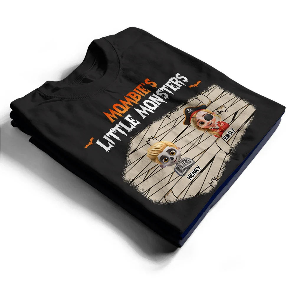 Dadcula Momster Ghoulma Of Little Monsters - Personalized T Shirt - Image 2
