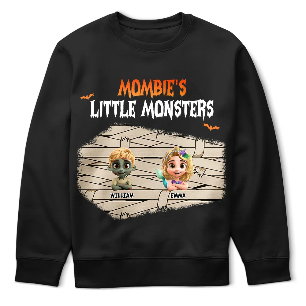 Dadcula Momster Ghoulma Of Little Monsters - Personalized T Shirt - Image 5