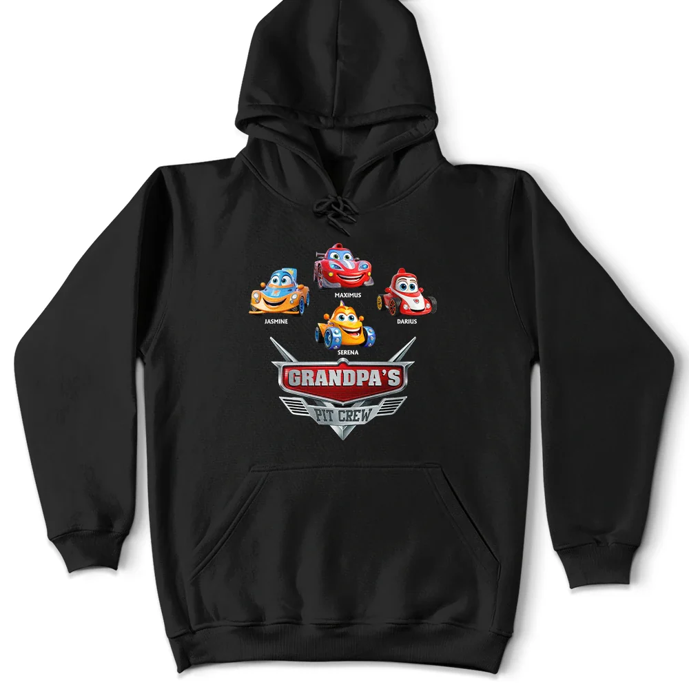 Daddy's Pit Crew Kid Car - Personalized T Shirt - Image 4