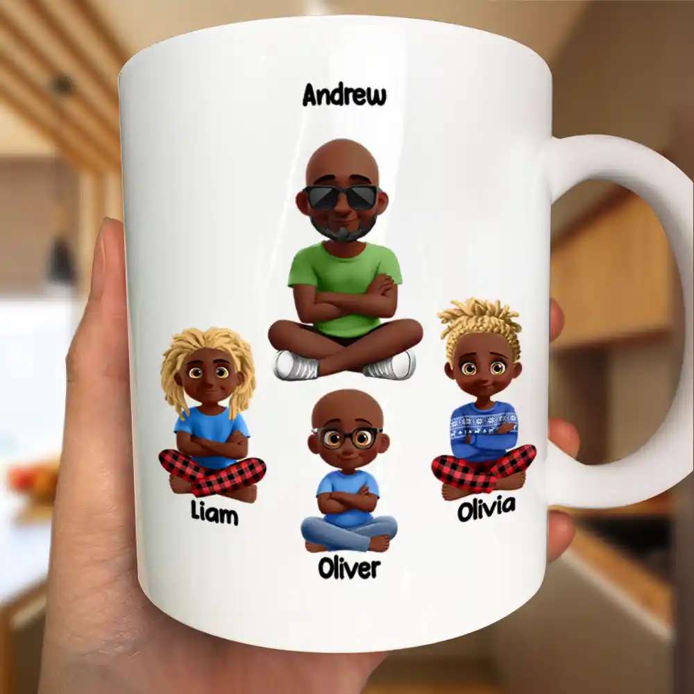 Dads Are Hard to Buy Gifts For 3D Effect - Personalized Mug - Image 3