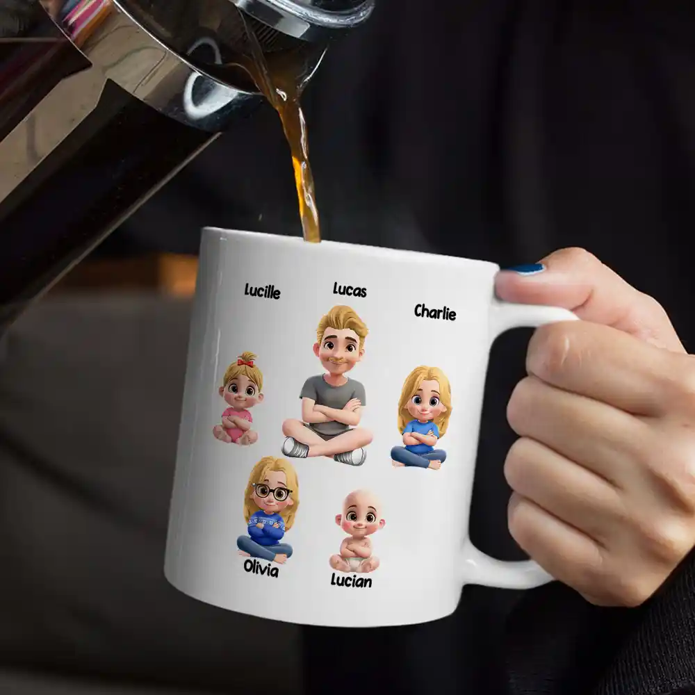 Dads Are Hard to Buy Gifts For 3D Effect - Personalized Mug - Image 5