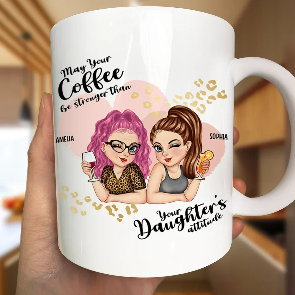 Daughter's Attitude - Personalized Mug - Image 3