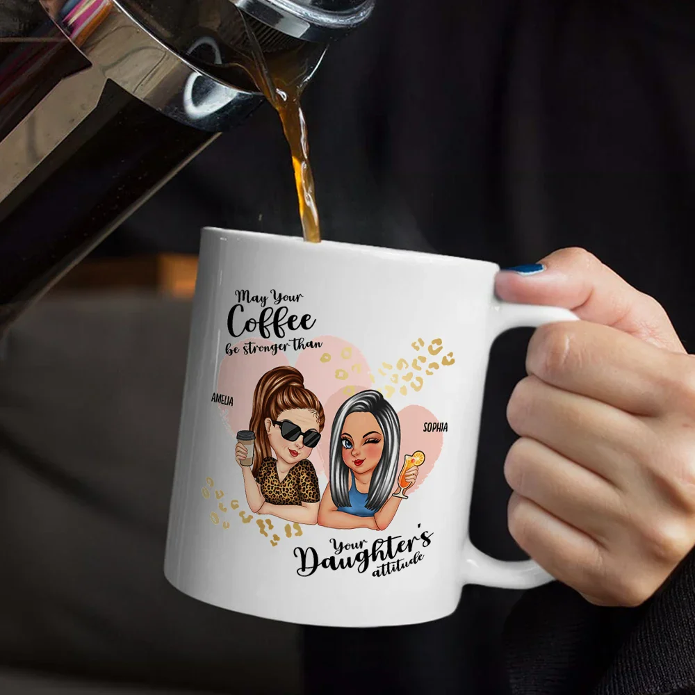 Daughter's Attitude - Personalized Mug - Image 5
