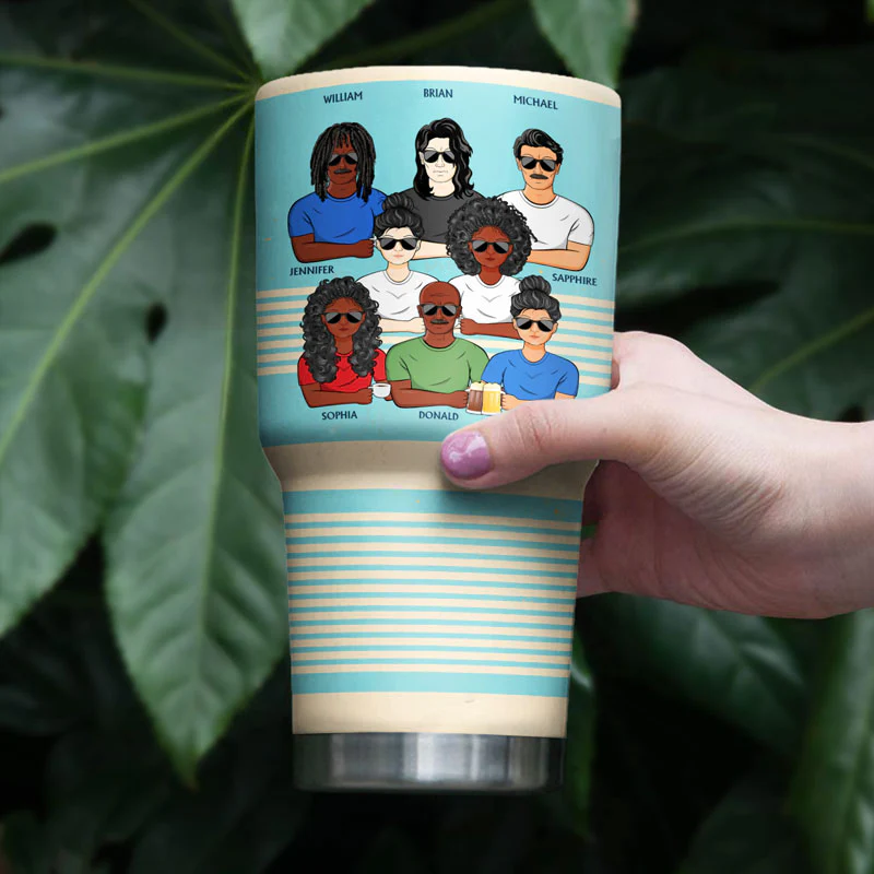 Dear Dad Great Job I'm Awesome Thank You - Father Gift - Personalized Custom 30 Oz Tumbler - Image 4