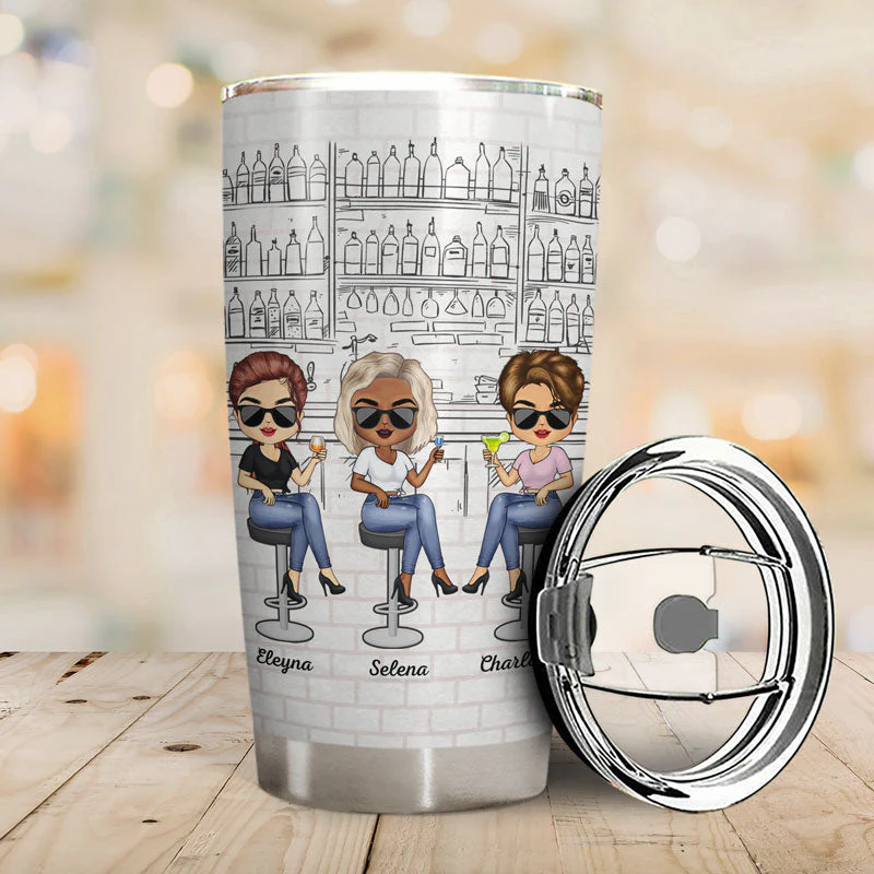 Dear Sister Thanks For Being My Sister - Gift For Sisters - Personalized Custom Tumbler - Image 2