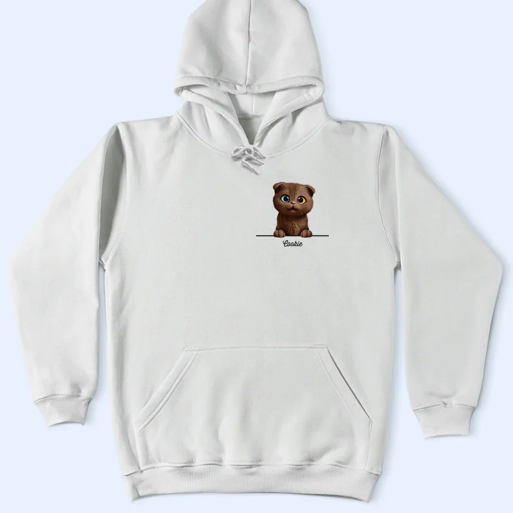 Dog Cat Mom Dad Pet Lover 3D Effect - Personalized T Shirt - Image 3