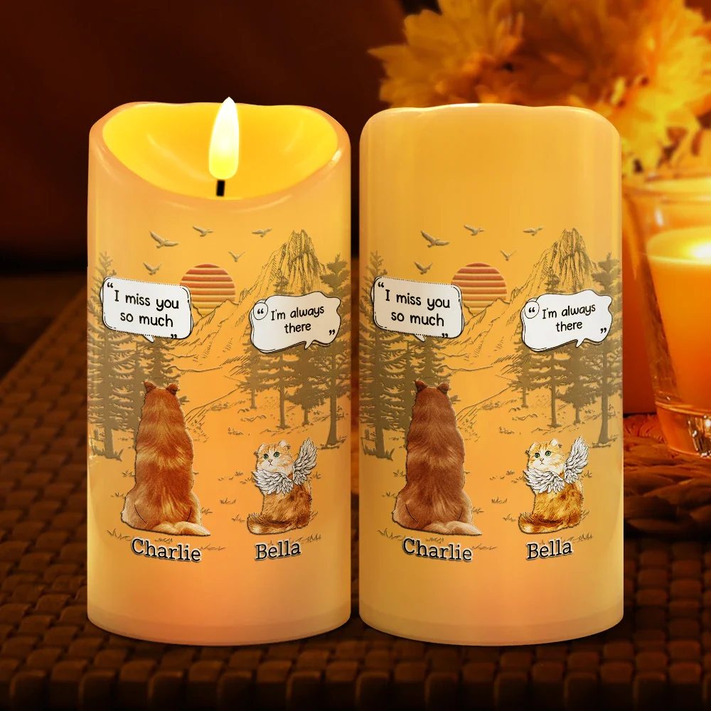 Dog Loss They Still Talk About You I Know - Personalized Flameless LED Candle - Image 2