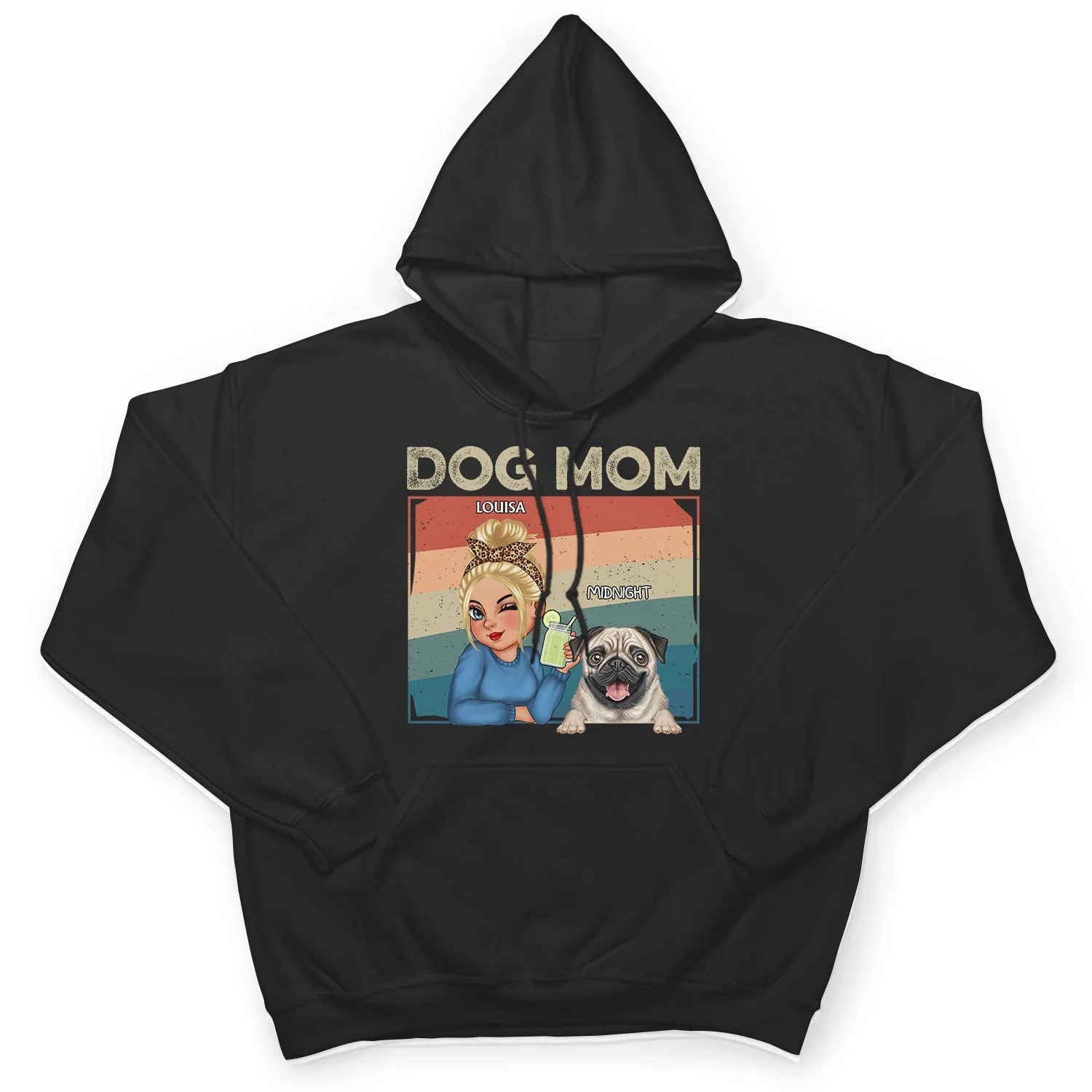 Dog Mom - Funny Gift For Dog Lovers, Pet Lovers - Personalized T Shirt - Image 4