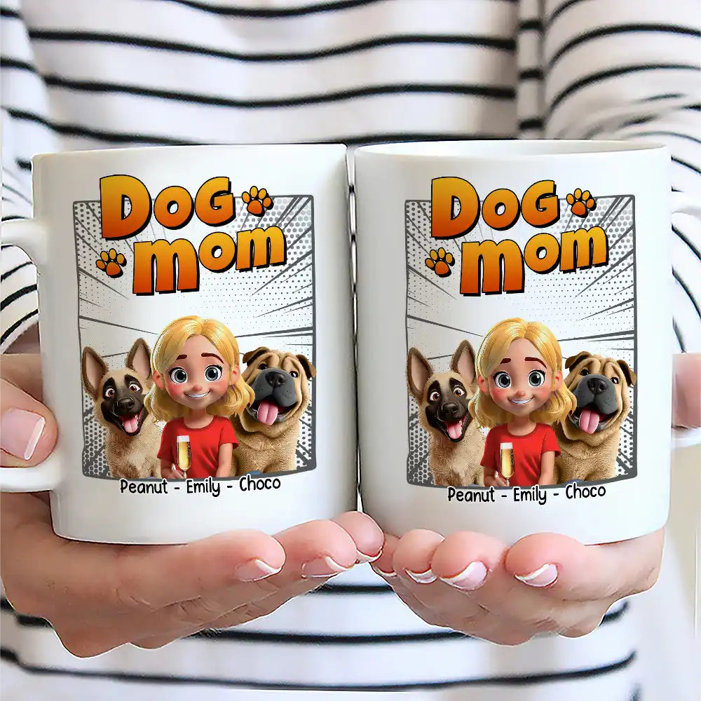 Dog Treat Dealer 3D Effect - Personalized Mug - Image 2