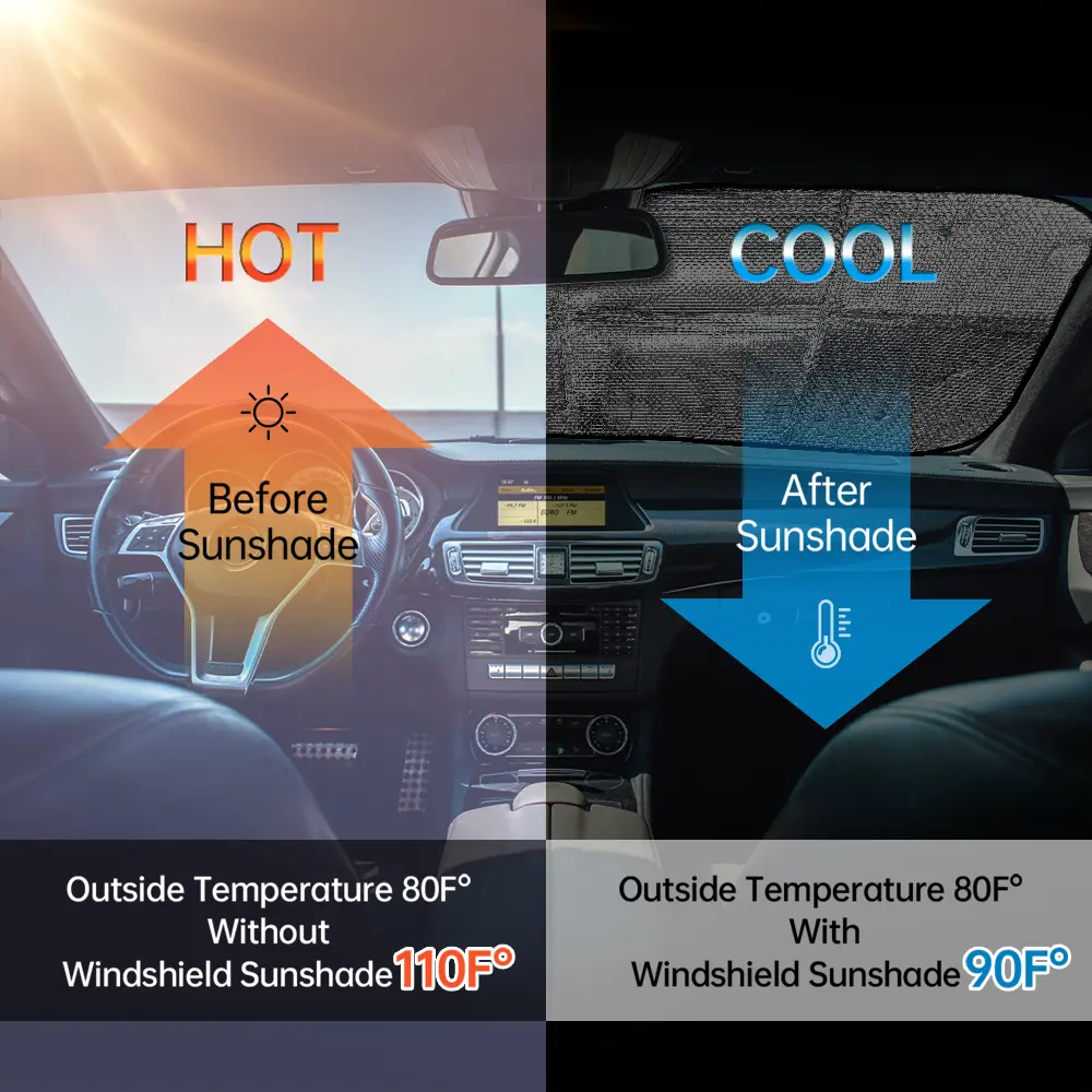 Dog's Trip - Personalized Auto Sunshade - Image 6